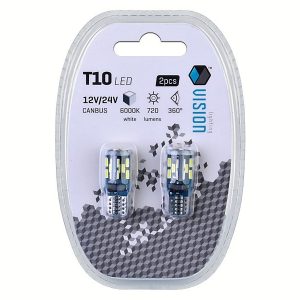 2 x T10 W5W 15 x 4014 SMD LED Bulbs