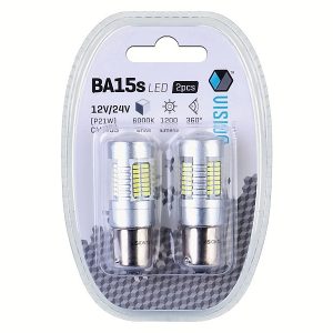 BA15s P21W 52 x 4014 LED Bulbs